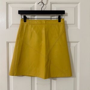Zara Mini Faux Leather Skirt